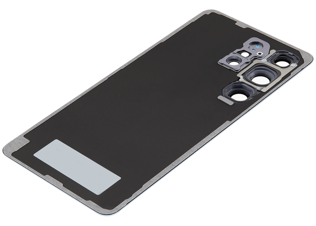 Backcover Glass mit Camera Lens für Samsung Galaxy S26 Ultra (Aftermarket Plus) (Silver Shadow)