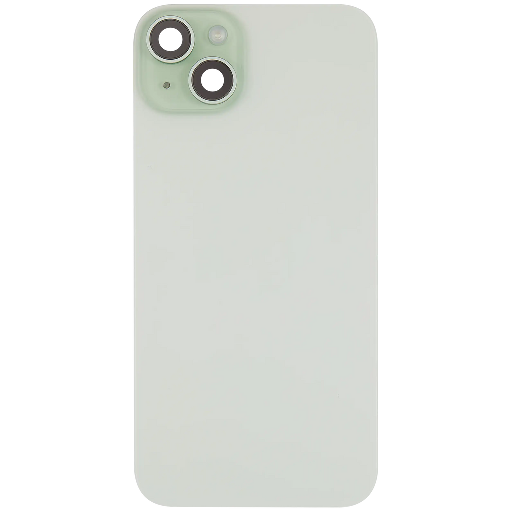 Backcover mit MagSafe Magnet & NFC & Blitz-Flexkabel für iPhone 15 Plus (gebrauchter OEM-Ausbau, Qualität B) (Grün)