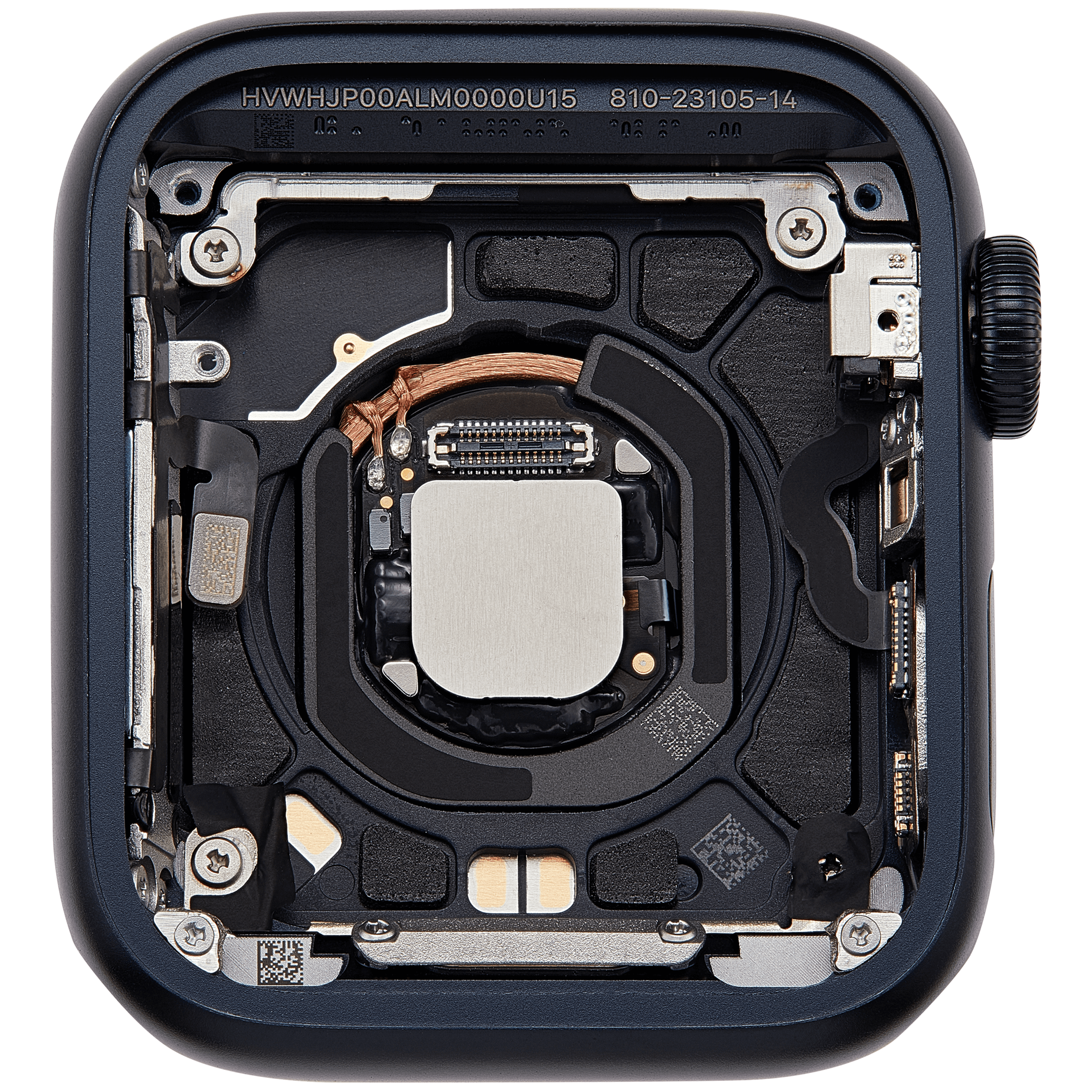 Backcover/Rahmen für Watch Series SE 3rd (40MM) (gebrauchter OEM-Ausbau, Qualität A) (GPS Version) (Aluminum / Midnight)