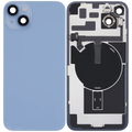 Backcover mit MagSafe Magnet & NFC & Blitz-Flexkabel für iPhone 14 Plus (gebrauchter OEM-Ausbau, Qualität B) (Blau)