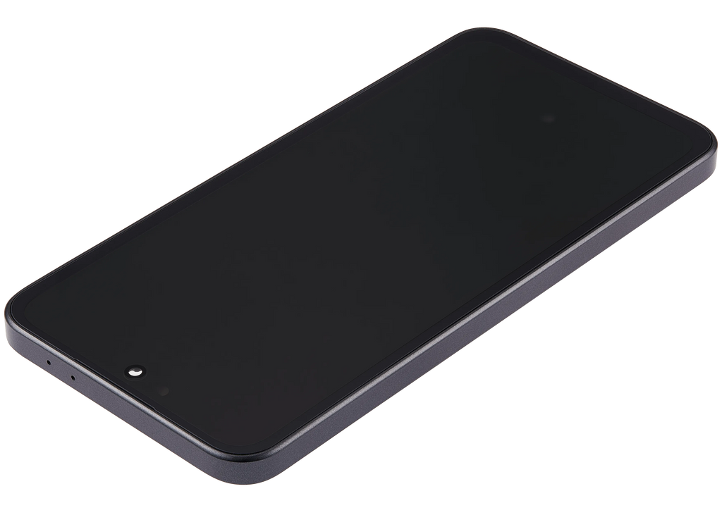 OLED-Display mit Rahmen für Samsung Galaxy A37 5G (A376 / 2026) (6.62") (Aftermarket Plus) (Charkoal)