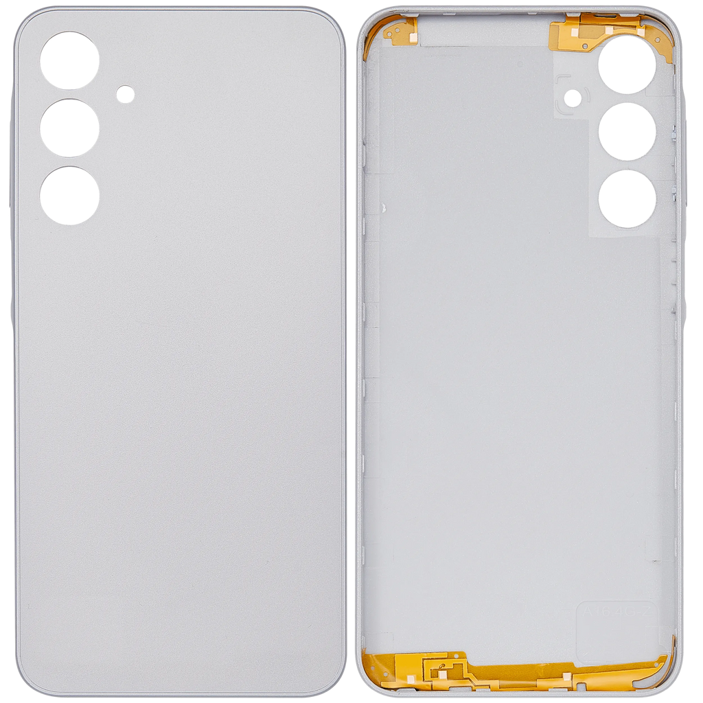 Backcover mit Camera Lens für Samsung Galaxy A16 5G (A166 / 2024) / A16 4G (A165 / 2024) (ohne Logo) (Aftermarket Plus) (Grau)