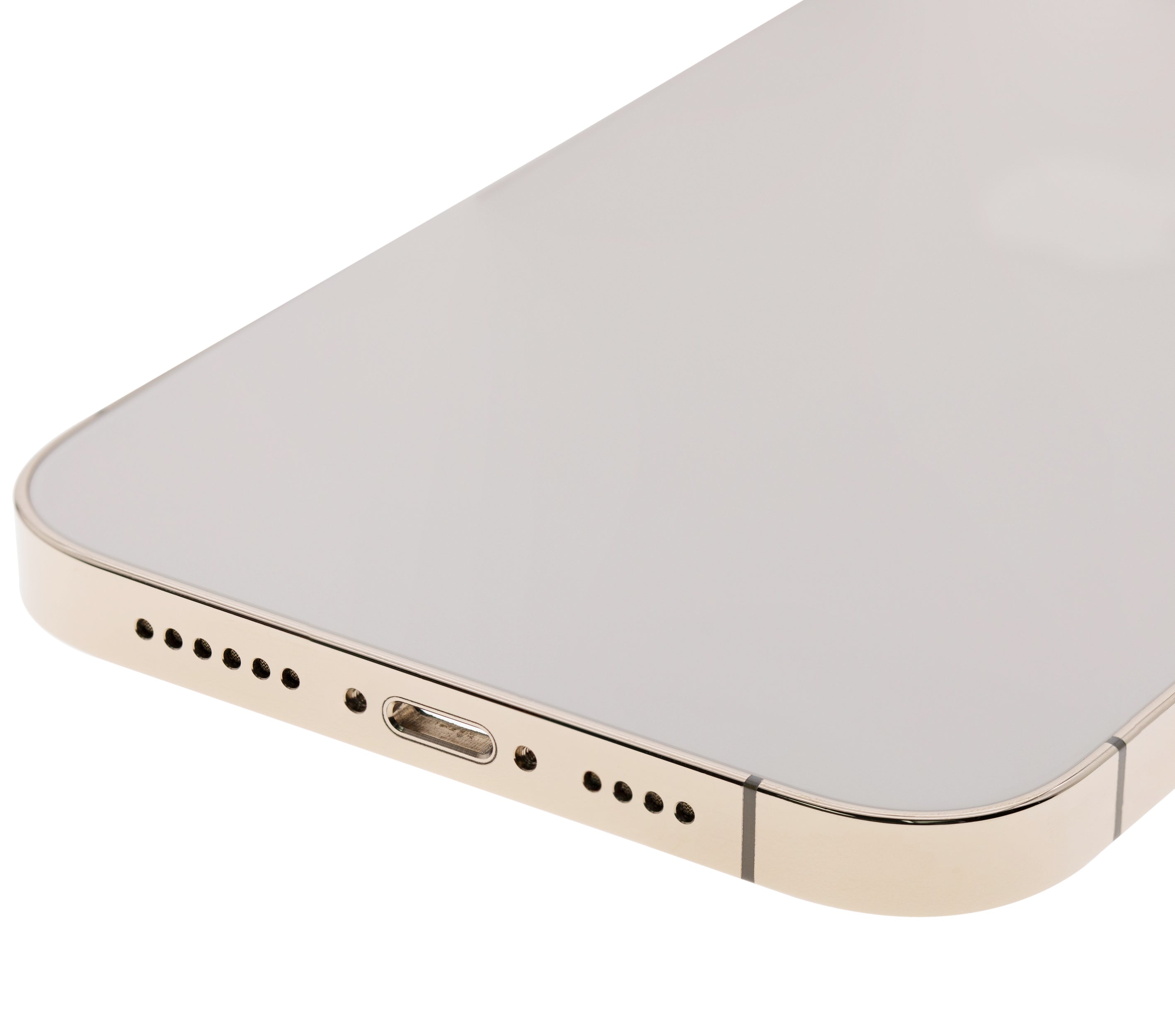 Backcover/Rahmen mit Small Parts für iPhone 12 Pro Max (US-Version) (gebrauchter OEM-Ausbau, Qualität A) (Gold)