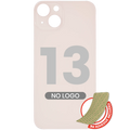 Back Cover with 3M Adhesive for iPhone 13 (No Logo / Large Camera Cutout) (Pink)