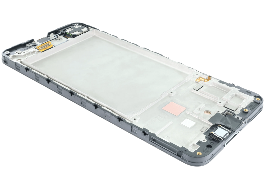 OLED-Display mit Rahmen für Samsung Galaxy A17 5G (A176 / 2025) (6.7") (Aftermarket Plus) (Alle Farben)