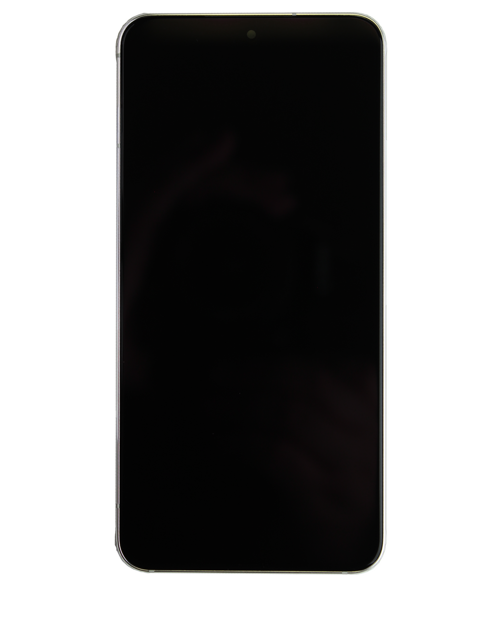 OLED-Display mit Rahmen für Samsung Galaxy S22 5G (gebrauchter OEM-Ausbau, Qualität B/C) (Weiß)
