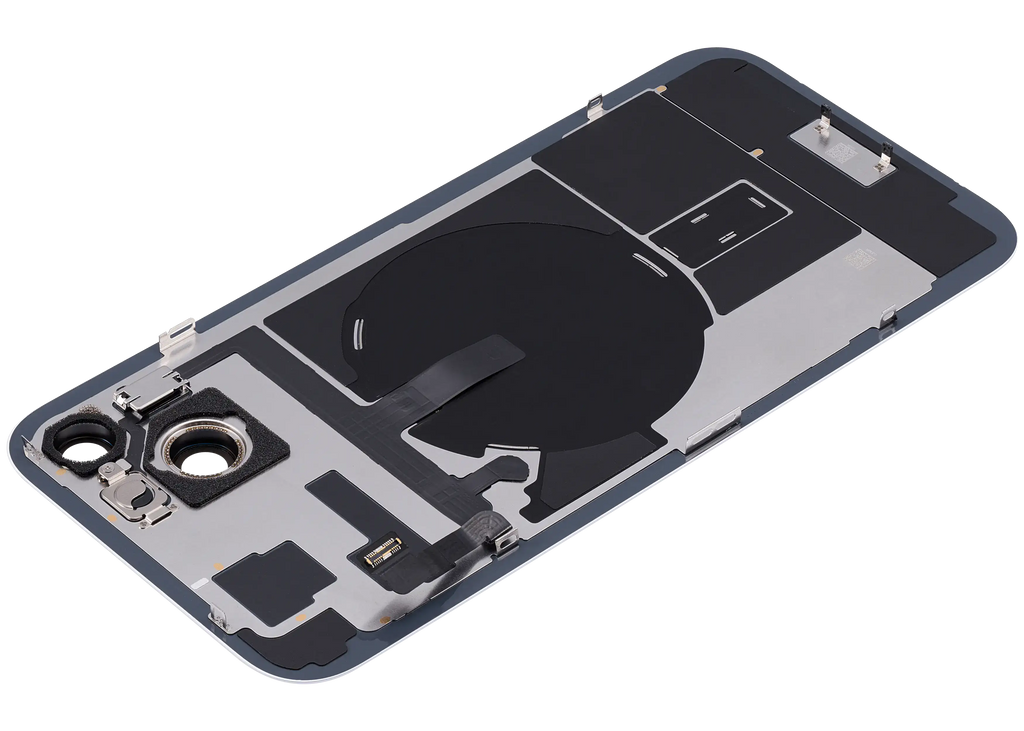 Backcover mit MagSafe Magnet & NFC & Blitz-Flexkabel für IPhone 15 Plus (Service Pack) (Blau)