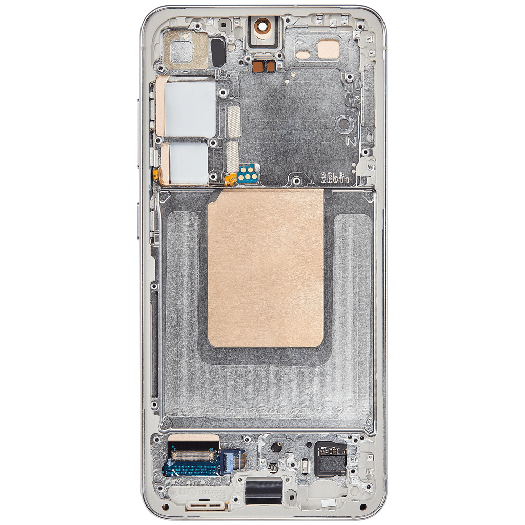 OLED-Display mit Rahmen für Samsung Galaxy S24 5G (US & Internationale Version) (Aftermarket Plus) (Jade Green)