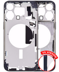 Midframe/Rahmen m. Kleinteilen iPhone 15 Pro Max US Blau Titanium Aftermarket Pl