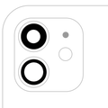 iPhone 12/12 Mini Kameraglas hinten mit Klebstoff 2er-Set Aftermarket Plus