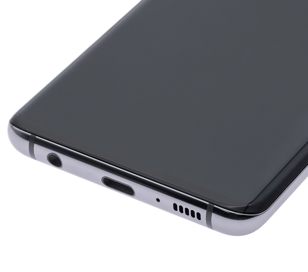 OLED-Display mit Rahmen für Samsung Galaxy S10 (Aftermarket Plus) (Prism / Ceramic Black)