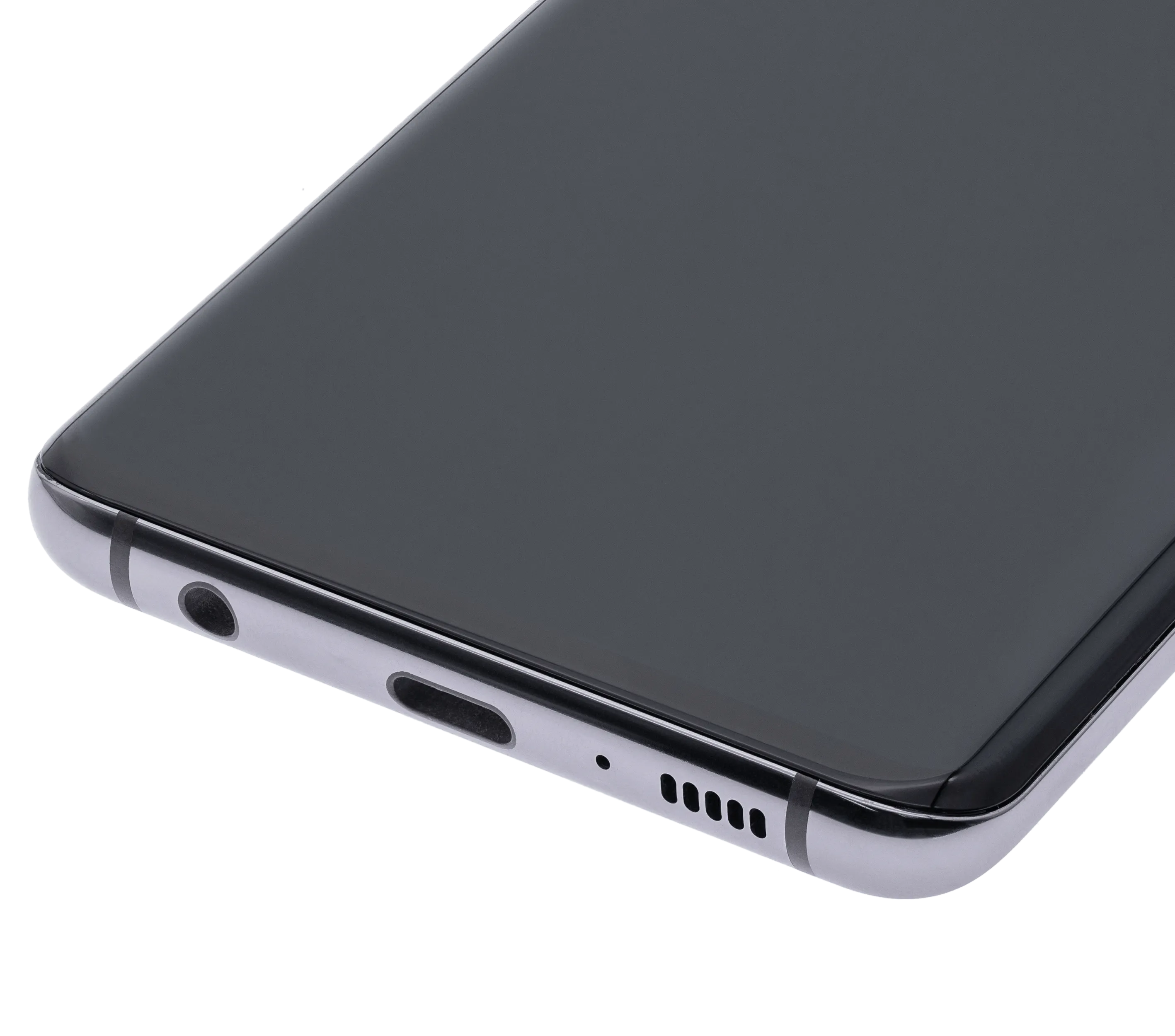 OLED-Display mit Rahmen für Samsung Galaxy S10 (Aftermarket Plus) (Prism / Ceramic Black)