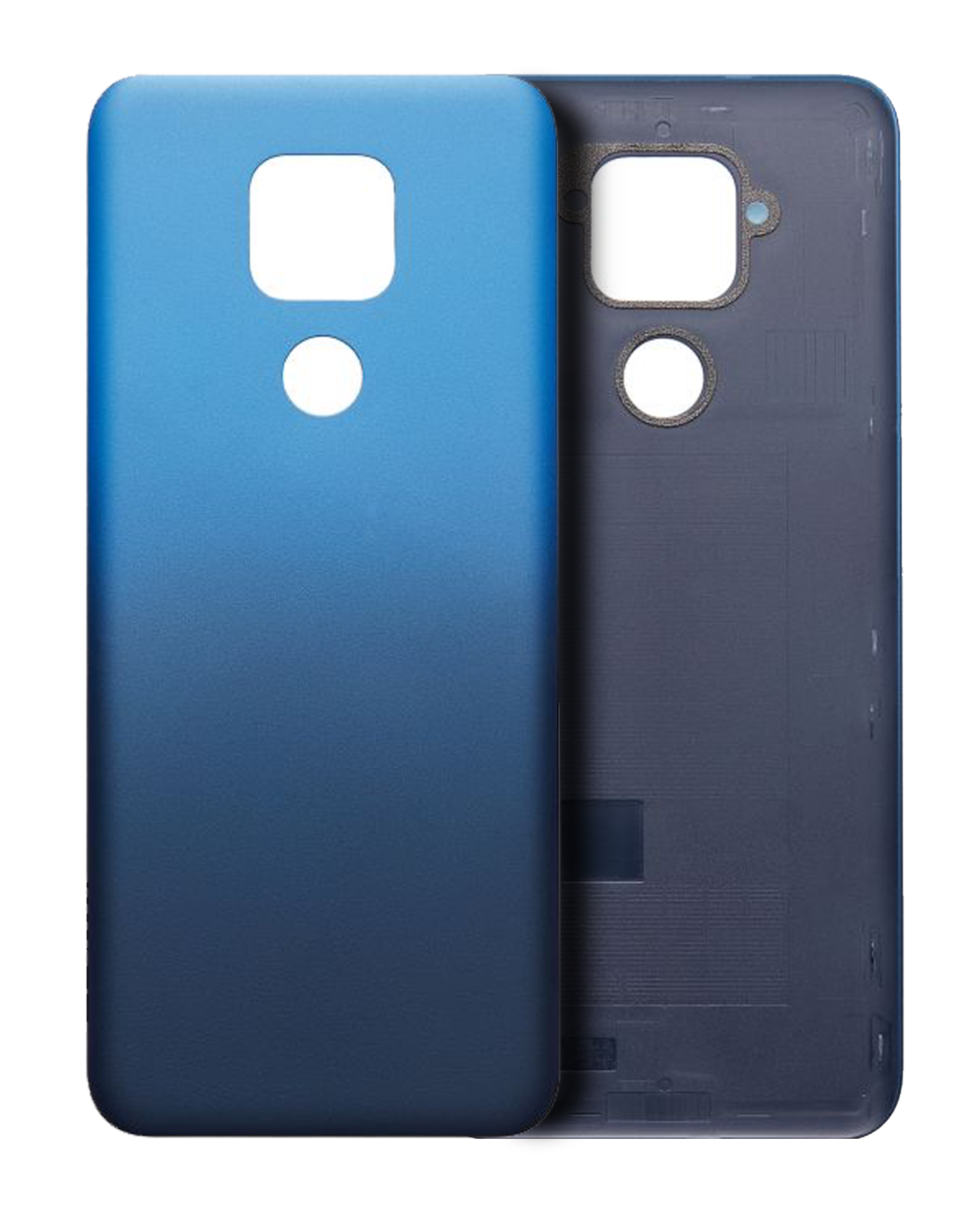 Back Cover Glass for Motorola Moto G Play (XT2093 / 2021) (Original OEM) (Misty Blue)