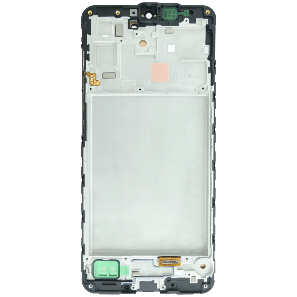OLED-Display mit Rahmen für Samsung Galaxy A17 5G (A176 / 2025) (Aftermarket Plus) (Alle Farben)