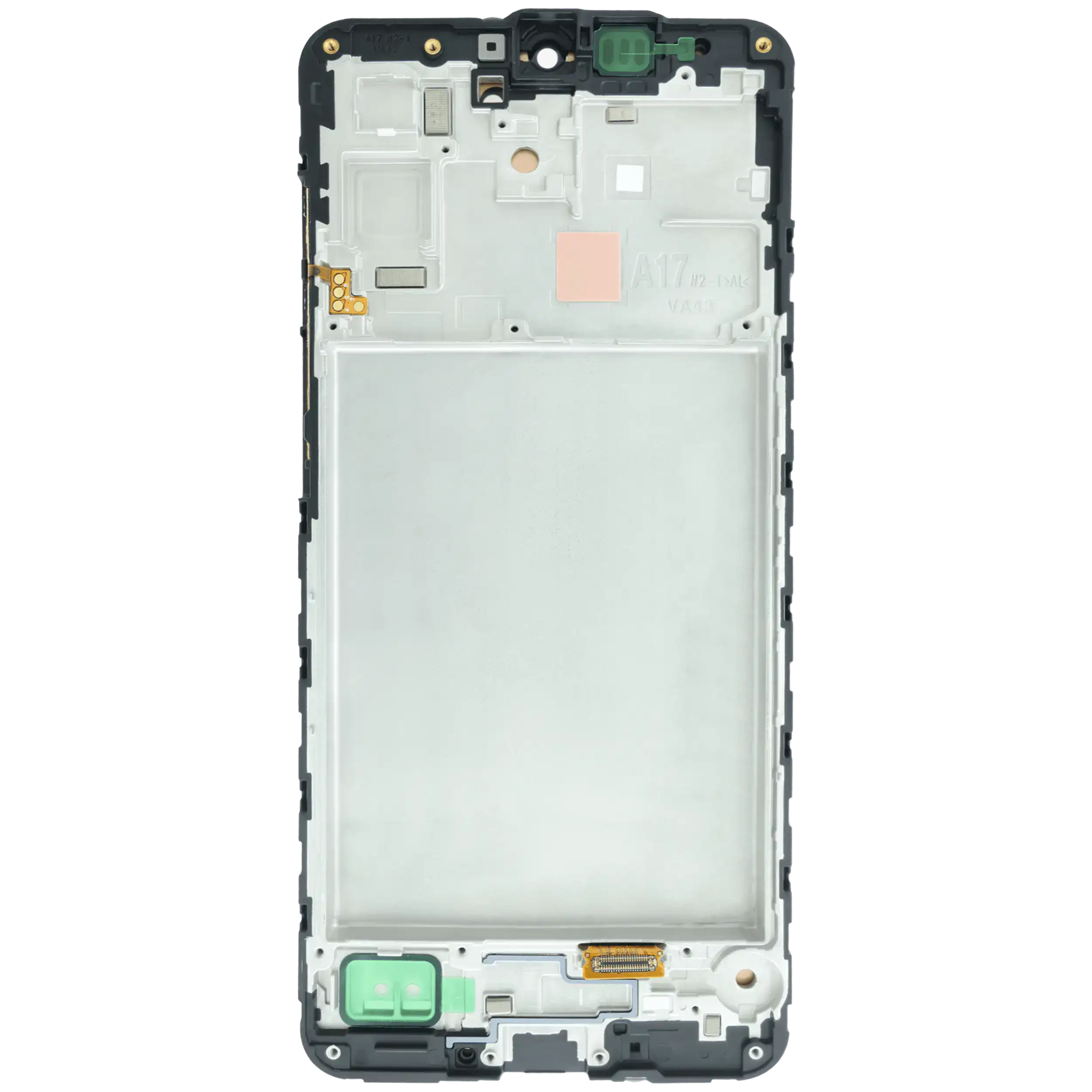 OLED-Display mit Rahmen für Samsung Galaxy A17 5G (A176 / 2025) (Aftermarket Plus) (Alle Farben)