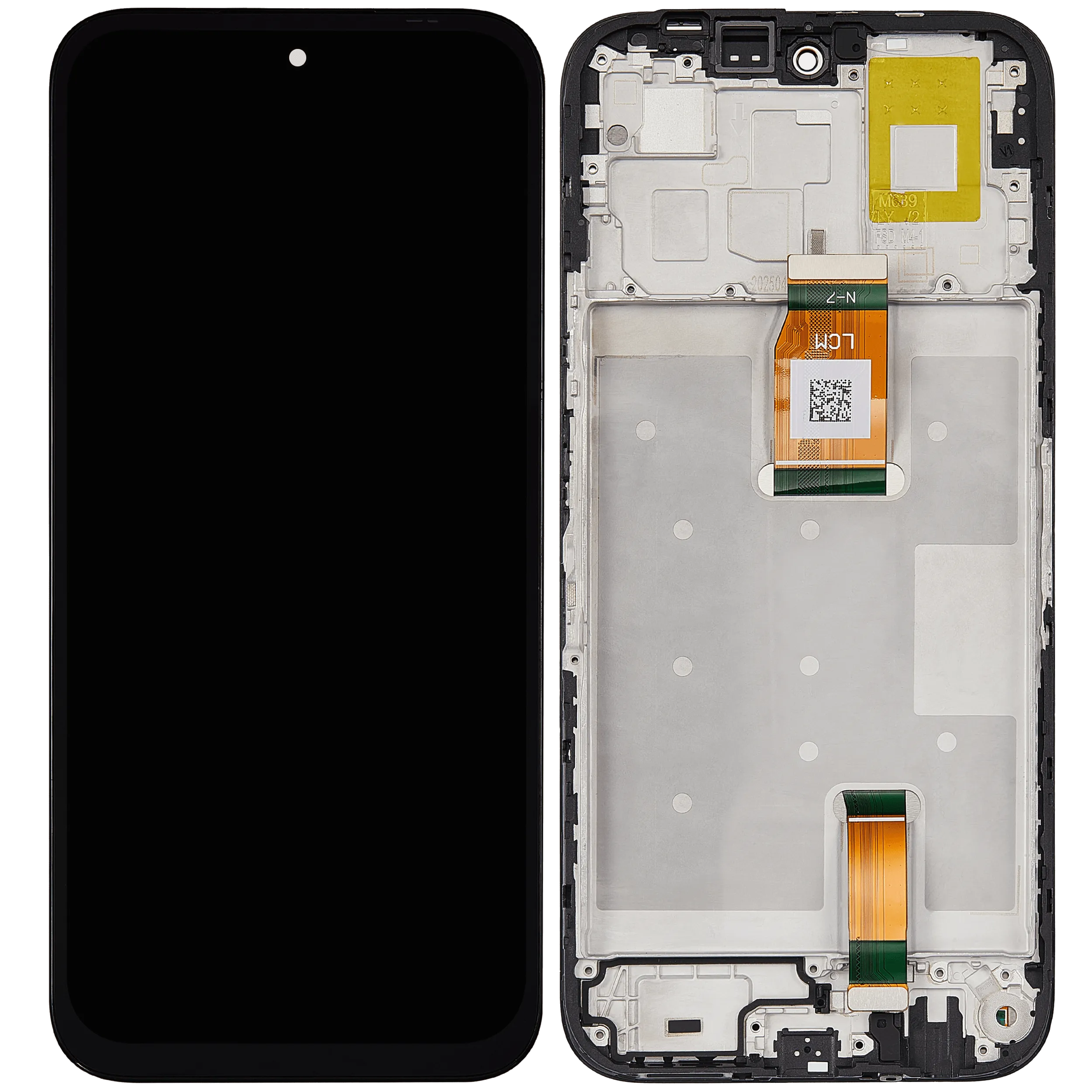 LCD-Display mit Rahmen für Honor X6C / Play 60 / Play 10C(Refurbished) (Alle Farben)