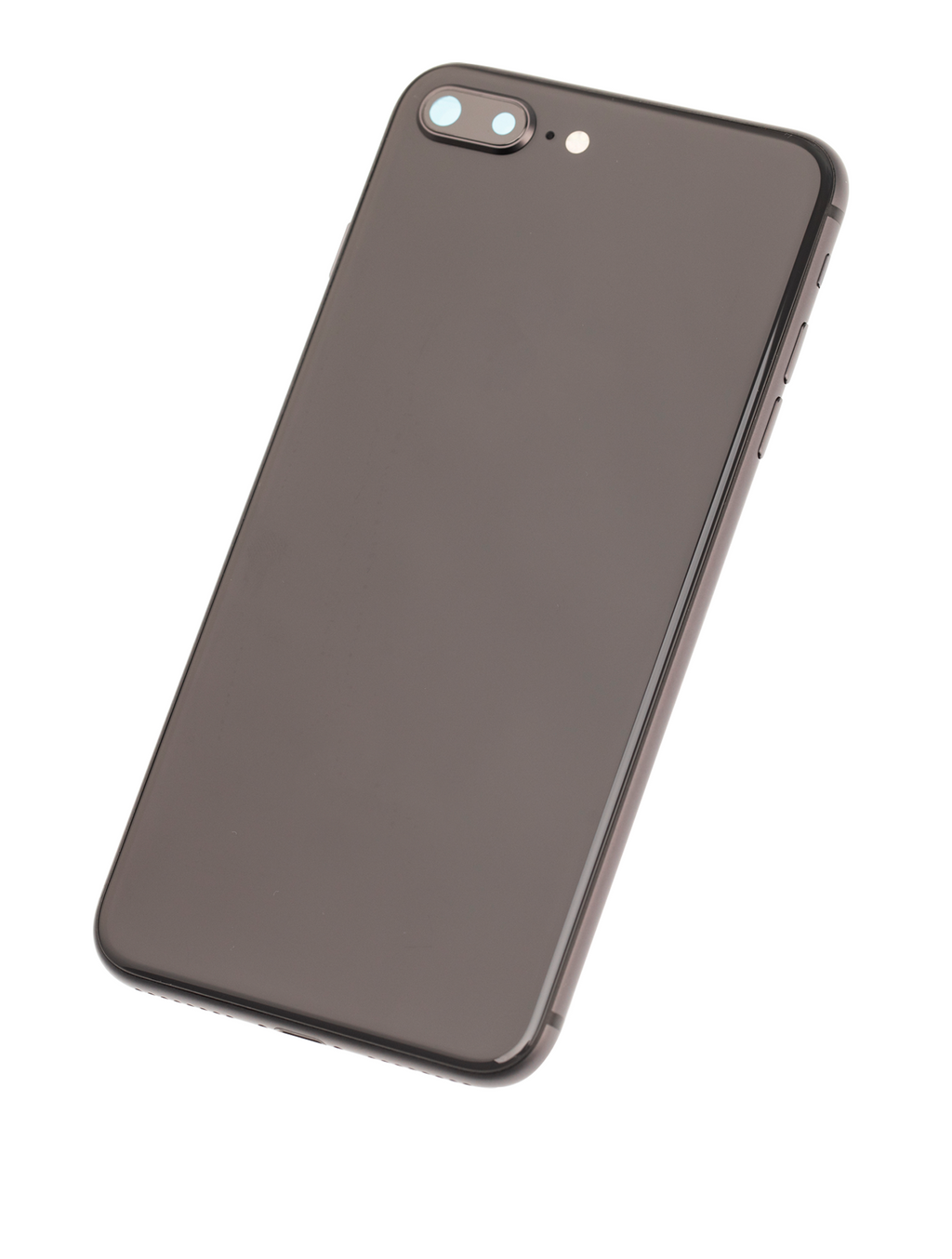 Backcover/Rahmen mit Small Components Pre-Installed für iPhone 8 Plus (gebrauchter OEM-Ausbau, Qualität A) (Space Grau)