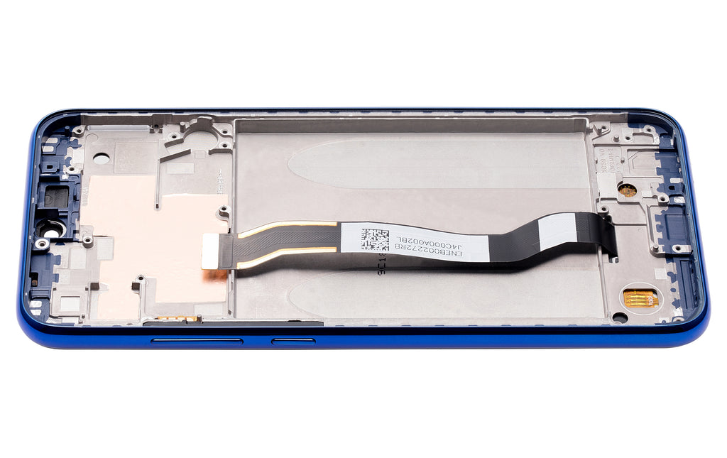 LCD-Display mit Rahmen für Xiaomi Redmi Note 8T (Refurbished) (Starscape Blue)