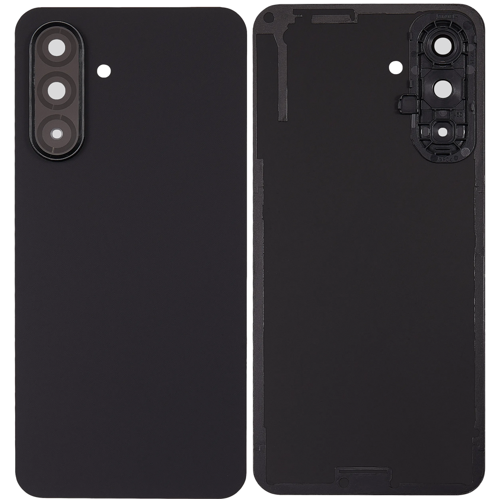 Backcover mit Camera Lens für Samsung Galaxy A17 5G (A176 / 2025) / A17 4G (A175 / 2025) (ohne Logo) (Aftermarket Plus) (Schwarz)