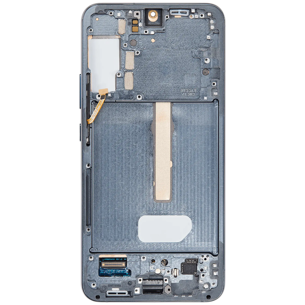 OLED-Display mit Rahmen für Samsung Galaxy S22 Plus 5G (gebrauchter OEM-Ausbau, Qualität A) (Phantom Green)