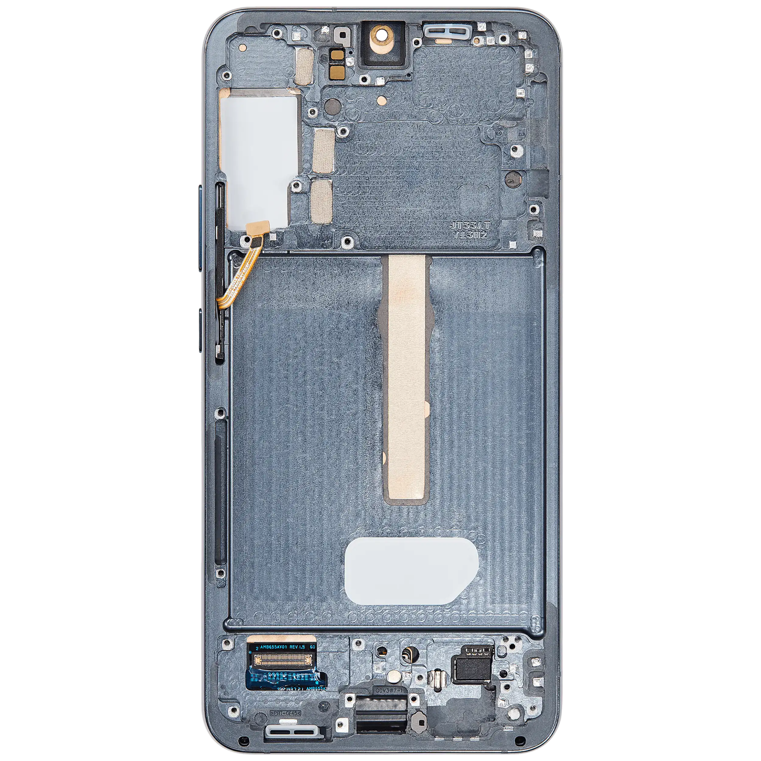 OLED-Display mit Rahmen für Samsung Galaxy S22 Plus 5G (gebrauchter OEM-Ausbau, Qualität A) (Phantom Green)