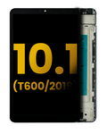 LCD-Display mit Rahmen für LG G Pad 5 10,1 Zoll (T600 / 2019) (Refurb.) (Schwarz