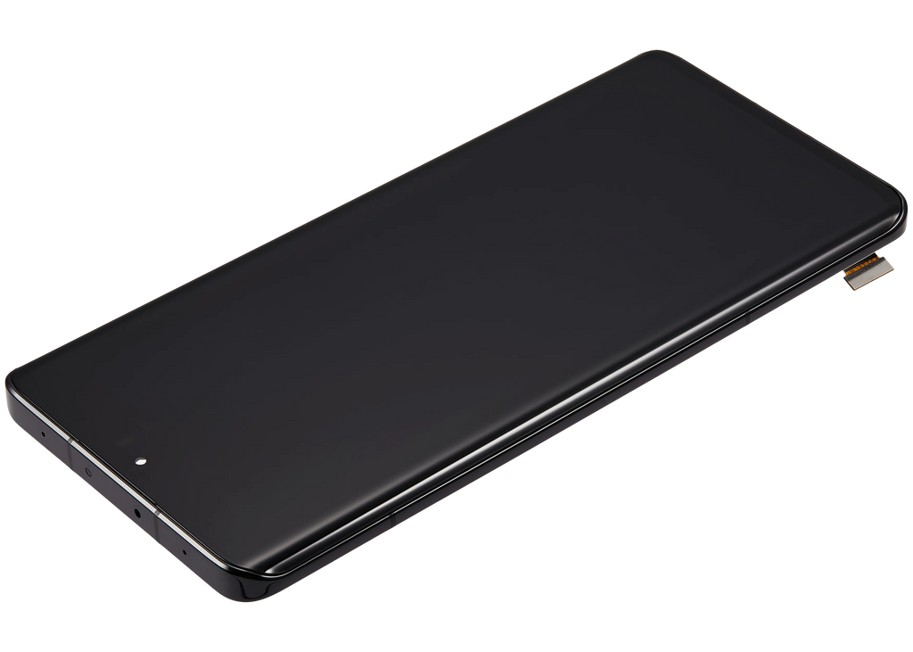OLED-Display mit Rahmen für Xiaomi 13 Pro (Aftermarket Plus) (Schwarz)