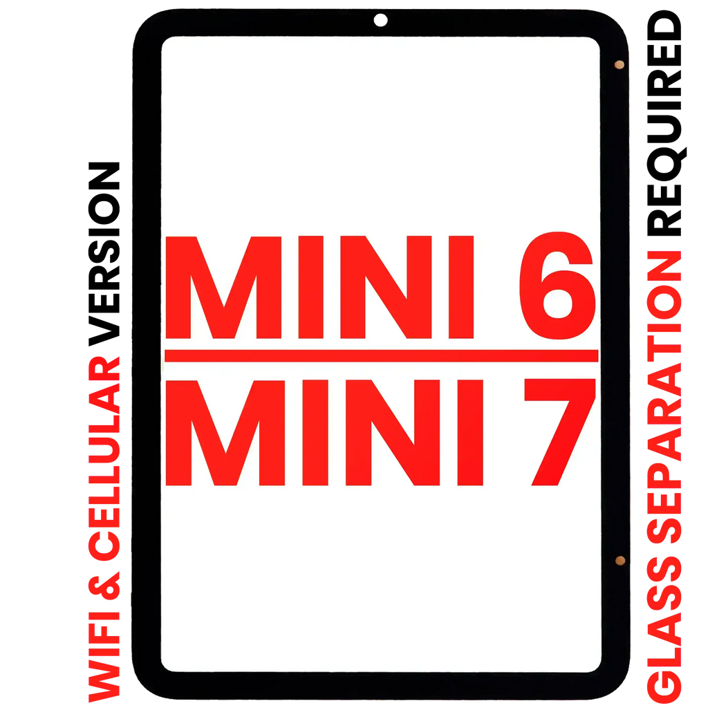 Apple iPad Mini 6/7 Digitizer Aftermarket Plus Glastrennung