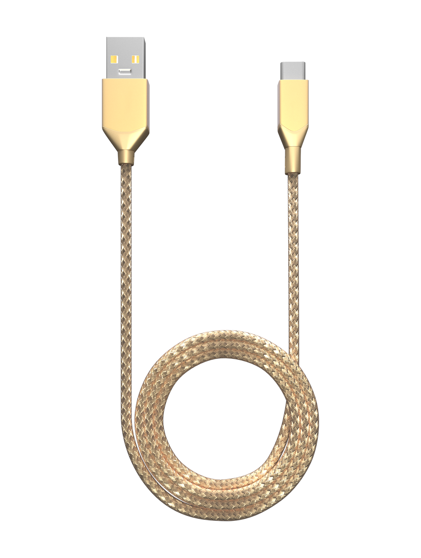 USB Type-C to USB Type-A Cable 1 m / 3 ft Ampsentrix Infinity Gold