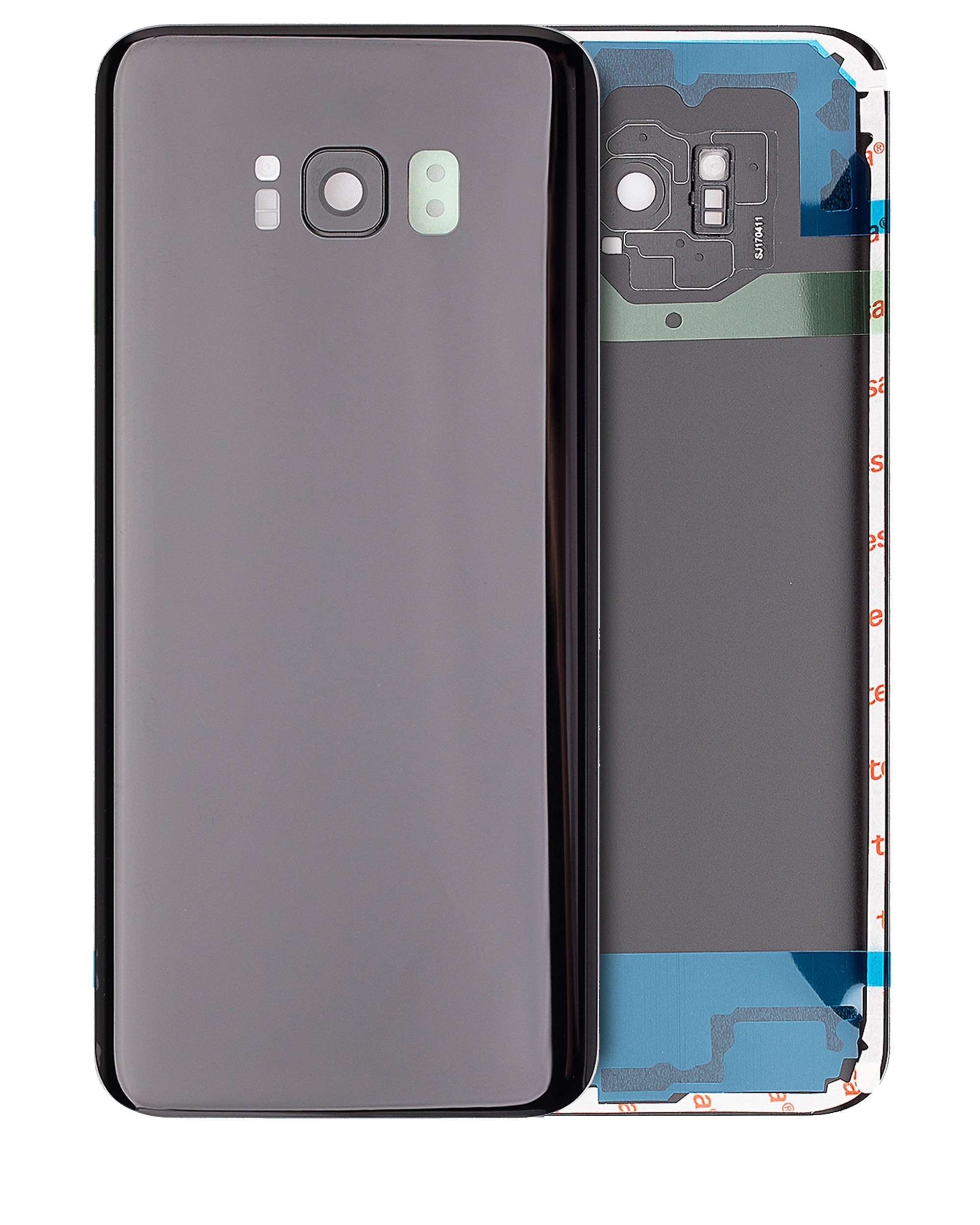 Backcover mit Kameralinse für Samsung Galaxy S8+ Service Pack Midnight Schwarz