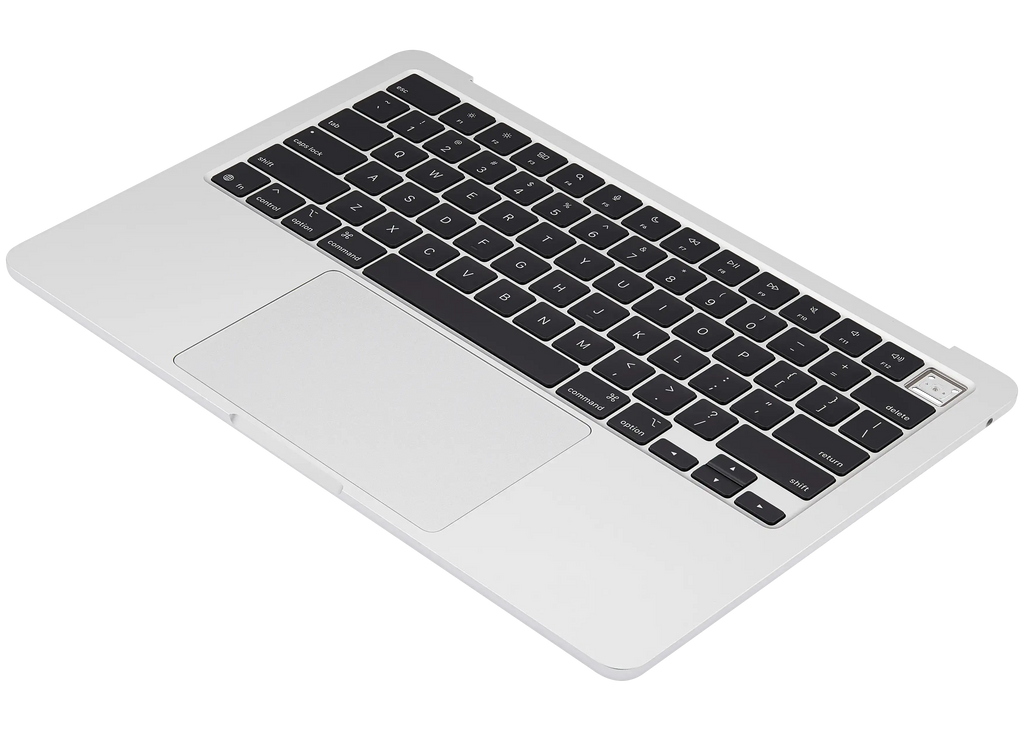 Topcase m. Akku u. Tastatur MacBook Air 13 A3240 US-Tastatur Silber Güte B