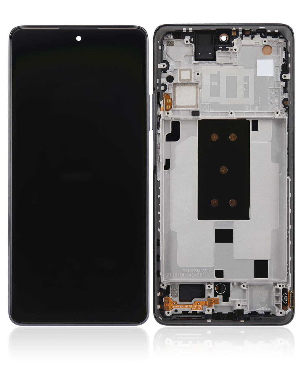 LCD-Display mit Rahmen für Xiaomi 11T (Aftermarket: Incell) (Meteorite Gray)