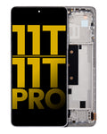 OLED Display with Frame for Xiaomi 11T / 11T Pro (Refurbished) (Moonlight White)