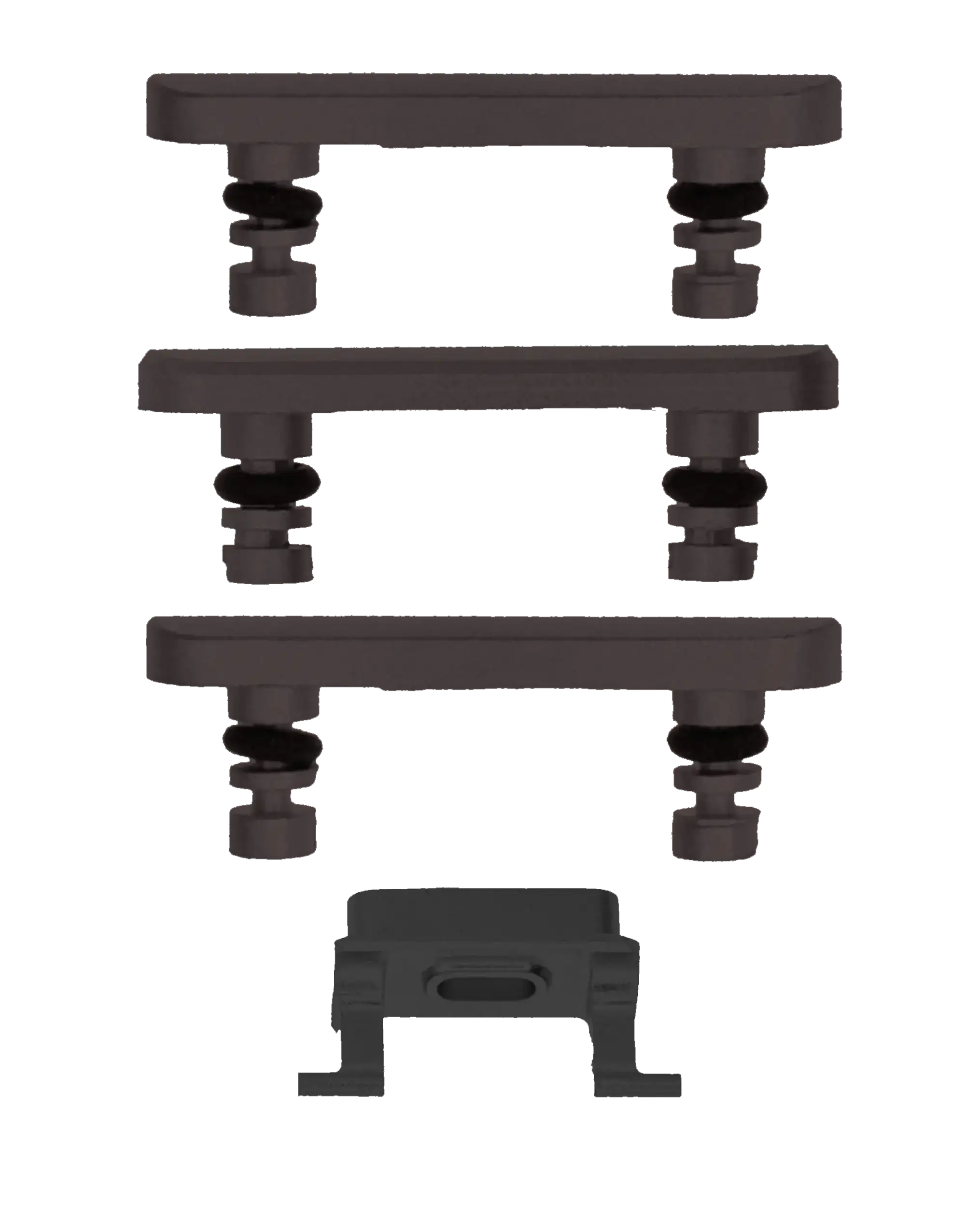 Hard Buttons (Power / Volume / Switch) für iPhone 7 Plus (Space Grau)