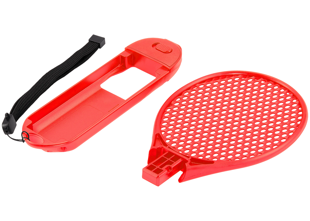 Tennis Racket für Nintendo Switch 2 Joy-Con Controller (Rot) (2 Pack)