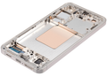 OLED-Display mit Rahmen für Samsung Galaxy S24 5G (US & Internationale Version) (Aftermarket Plus) (Amber Yellow)