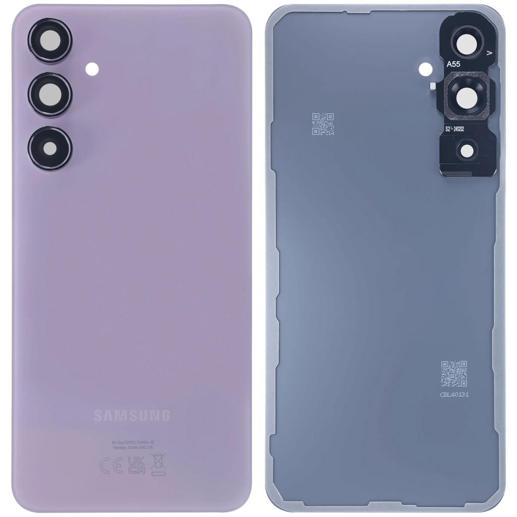 Backcover Glass für Samsung Galaxy A55 5G (A556 / 2024) (Service Pack) (Lilac)