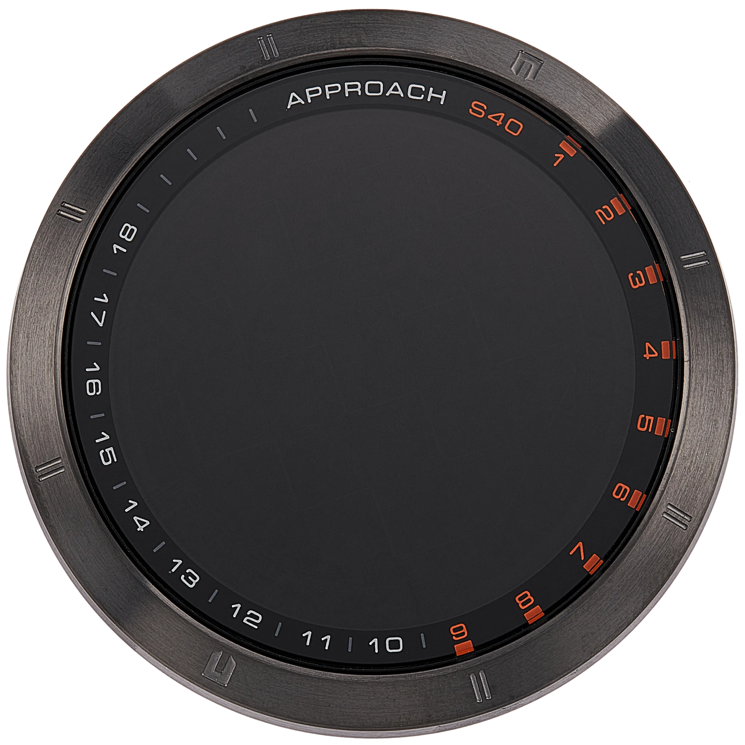 LCD-Display mit Rahmen für Garmin Approach S40 (2019) (Premium) (Schwarz)