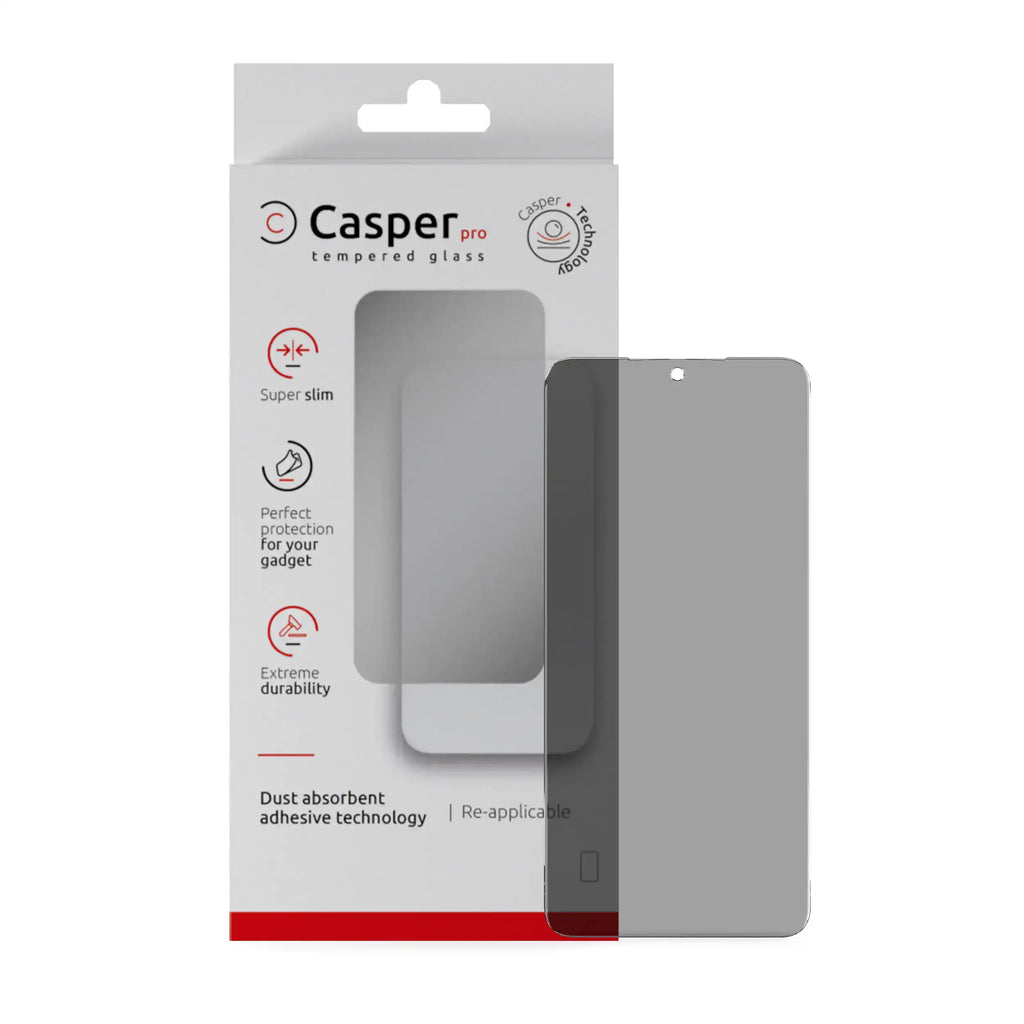 Casper Pro Tempered Glass for Samsung Galaxy S25 Edge (Retail Pack) (Privacy)