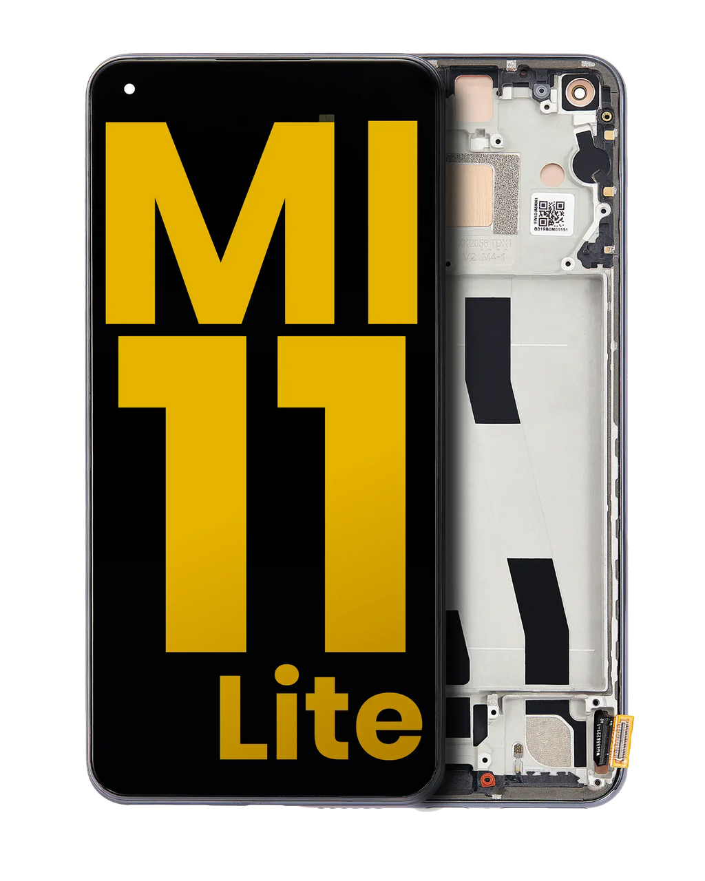 Xiaomi Mi 11 Lite 5G OLED-Display mit Rahmen Refurbished Schwarz