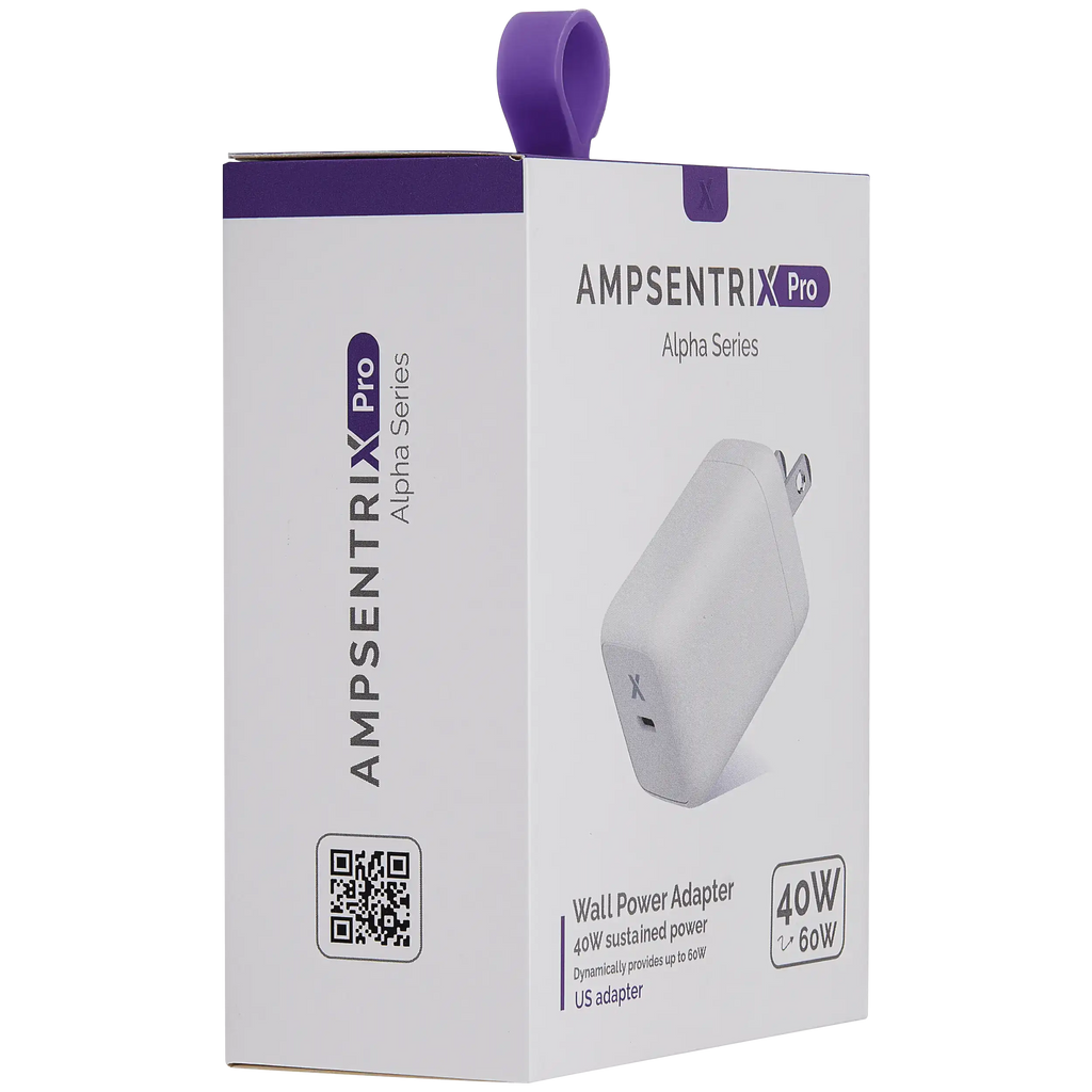 AmpSentrix 40W USB-C Wall Adapter (110V / US Plug)