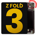 OLED-Modul mit Rahmen für Samsung Galaxy Z Fold 3 Refurbished Phantom Black