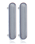 Hard Buttons (Power / Volume) für LG Stylo 7 (Silber) (3er Set)