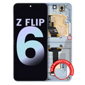 OLED-Display mit Rahmen für Samsung Galaxy Z Flip 6 5G Service Pack Blau