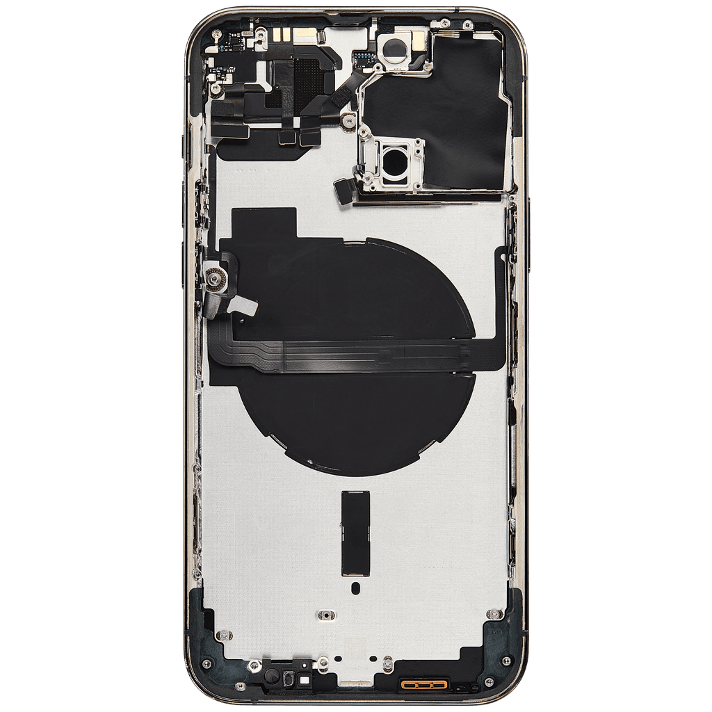Backcover/Rahmen mit Small Parts für iPhone 13 Pro Max (EU / Global Version) (gebrauchter OEM-Ausbau, Qualität B) (Alpine Grün)