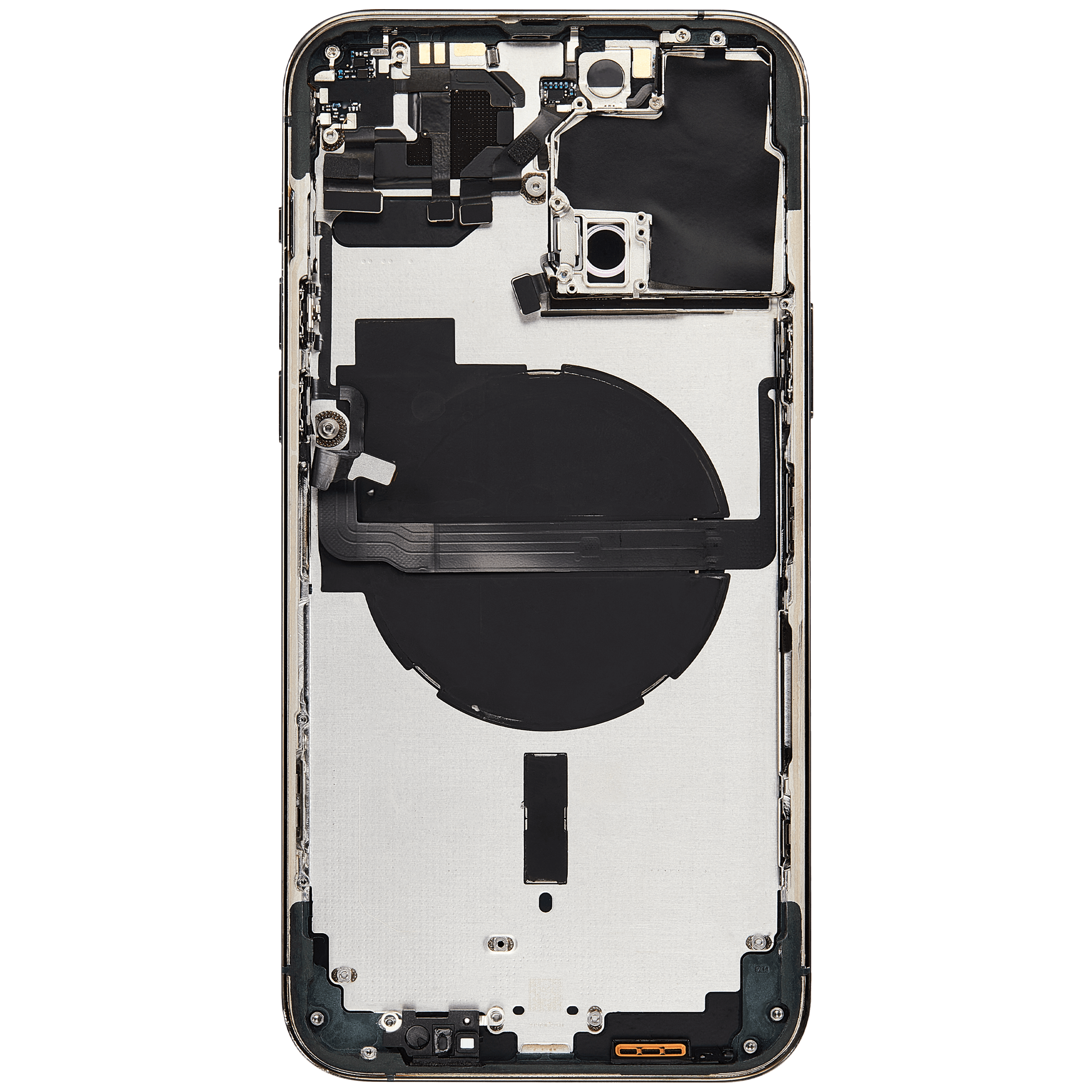 Backcover/Rahmen mit Small Parts für iPhone 13 Pro Max (EU / Global Version) (gebrauchter OEM-Ausbau, Qualität B) (Alpine Grün)