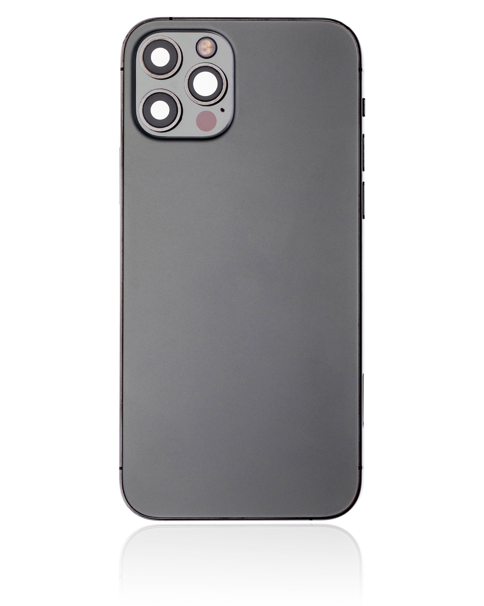 Backcover/Rahmen mit Small Parts für iPhone 12 Pro (US-Version) (gebrauchter OEM-Ausbau, Qualität A) (Graphite)