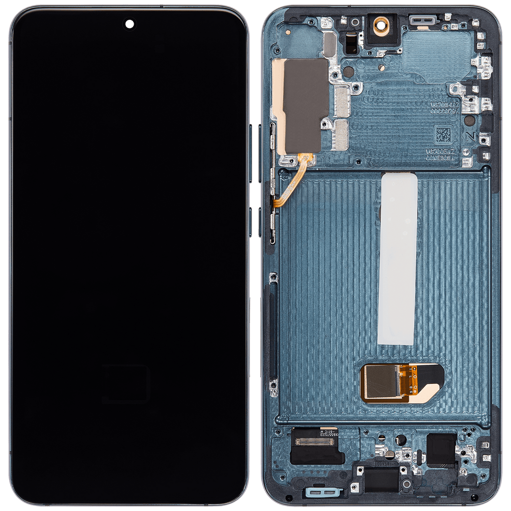 OLED-Display mit Rahmen für Samsung Galaxy S22 Plus 5G (US & Internationale Version) (Aftermarket Plus) (120Hz) (Grün)