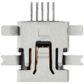 Ladebuchse Löten erforderlich - 05 Pin - Micro B - 4 Ankerpunkte (C202)