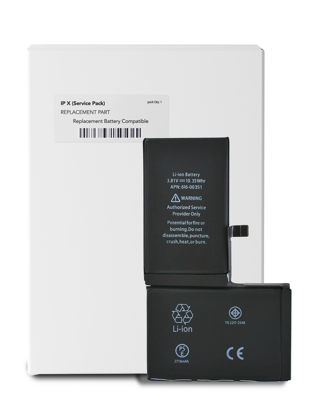 Replacement Akku für iPhone X (Service Pack)